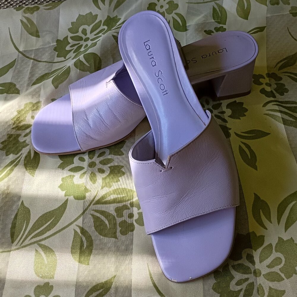 Purple Mule Laura Scott Early 2000's Nadia Size 7.5M